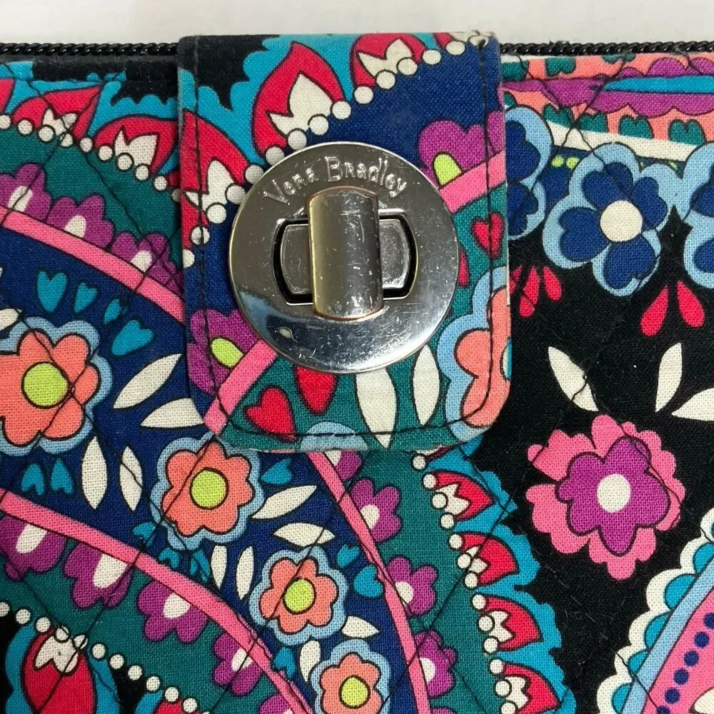 Vera Bradley Turn Lock Haymarket Paisley Wallet